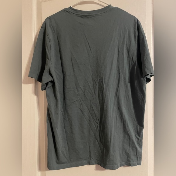 Everlane‎ Green Short Sleeve Organic Cotton Pocket Tee XL Basic Casual Preppy - Picture 2 of 5